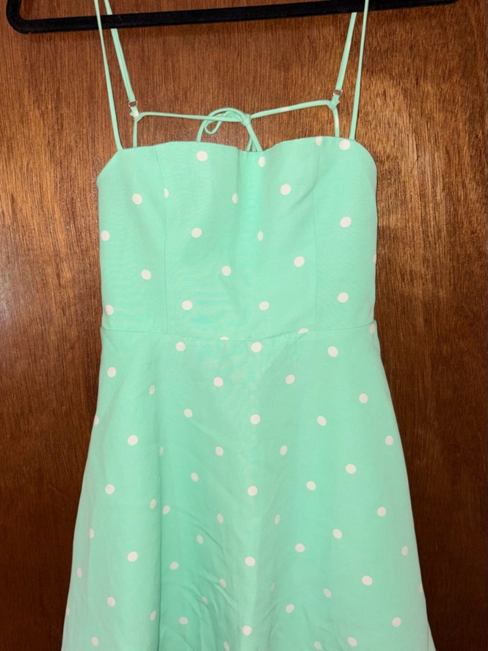 Zara Mint Green Polka Dot Mini Dress